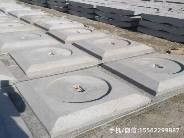 幸福路街道1400×1400混凝土电杆底盘
